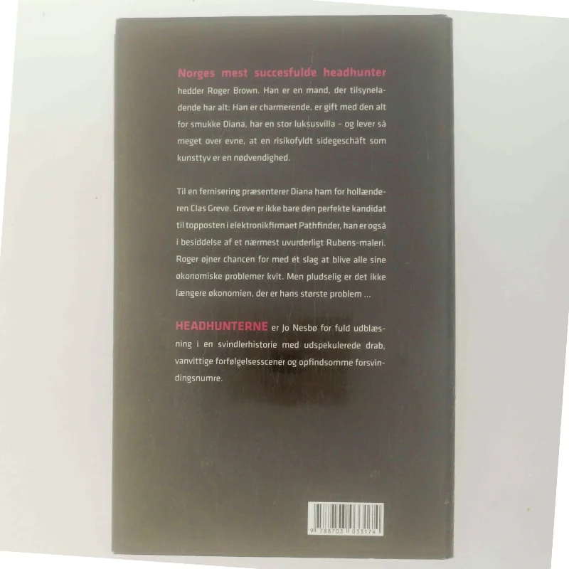 Headhunterne af Jo Nesbø (Bog)