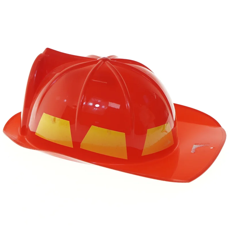 Rødt legetøjsbrandmandshjelm (str. Ø 18 cm)