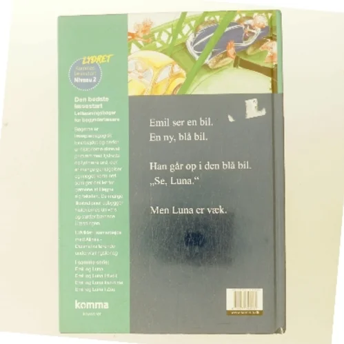 "Emil og Luna i tivoli" af Jørn Jensen (Bog)