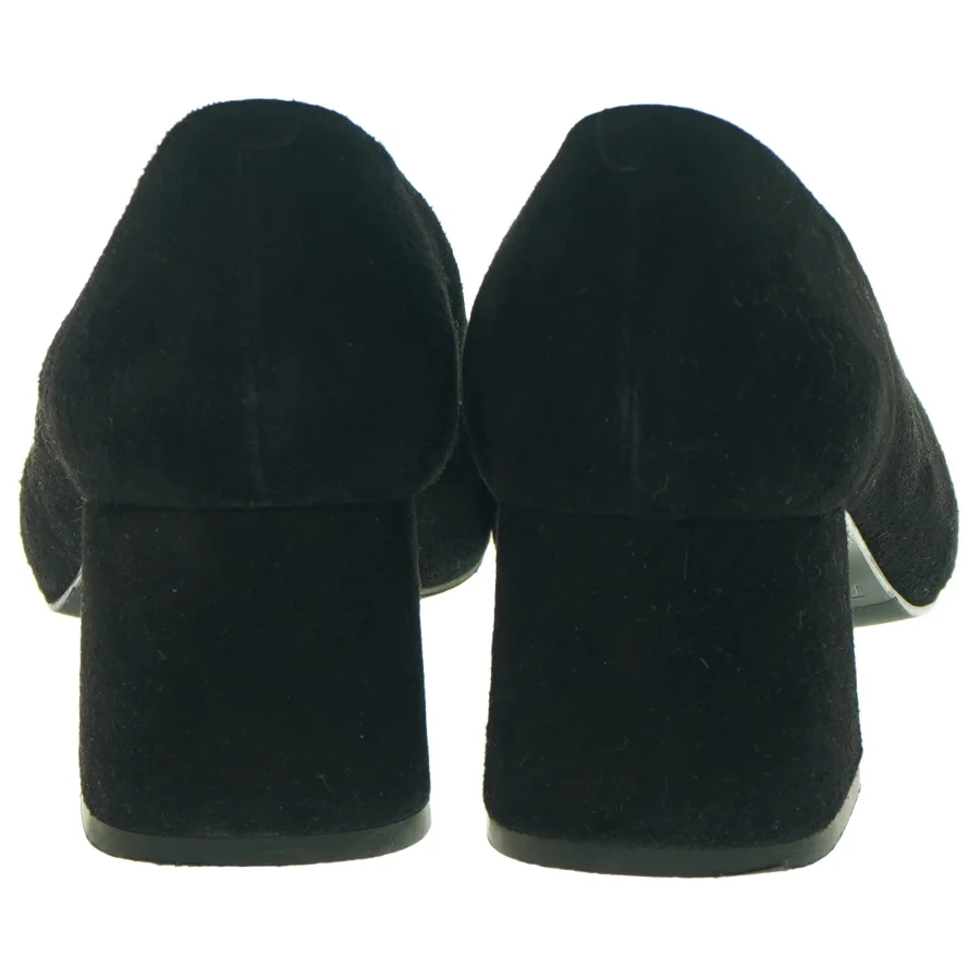 Høje hæle i ruskind fra Mentor (str. 39)