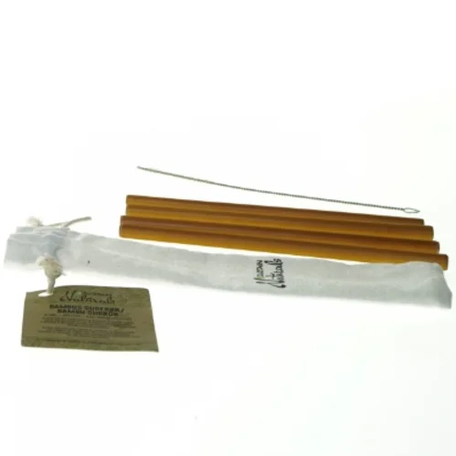 Bambus sugerør fra Naturals (str. 20 cm)