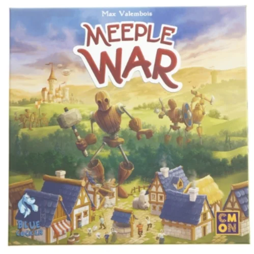 Meeple War brætspil fra Blue Cocker (str. 25x25 cm)