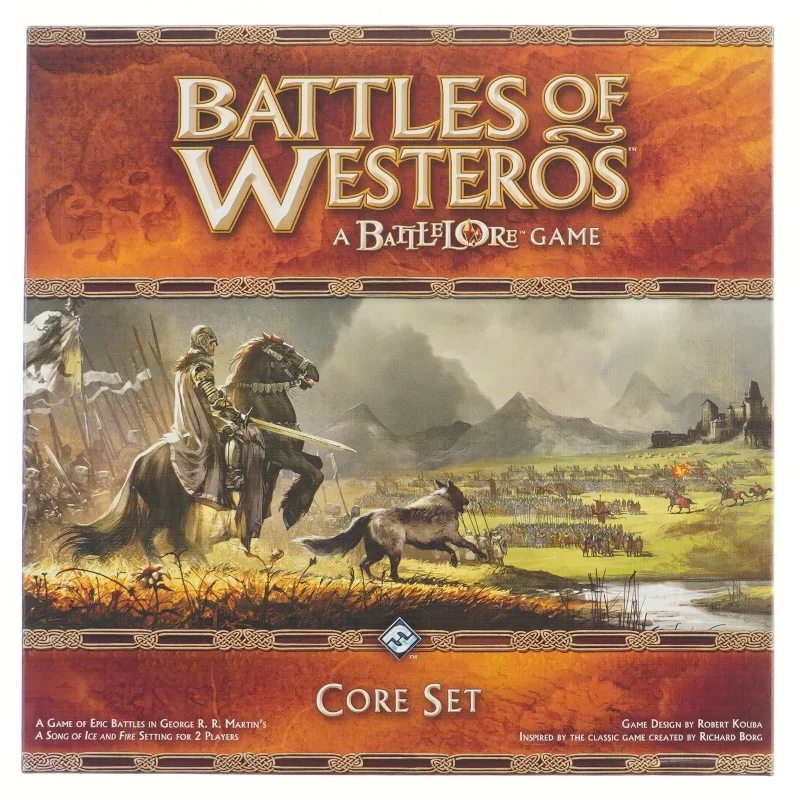 Battles of Westeros med udvidelser fra Fantasy Flight Games (str. 30x30 cm)