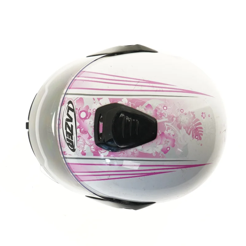 Lyserød motorcykelhjelm fra Lazer (str. 27,5 cm)