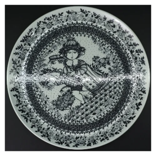 Bjørn Wiinblad fad  (str. Ø. 35 cm)