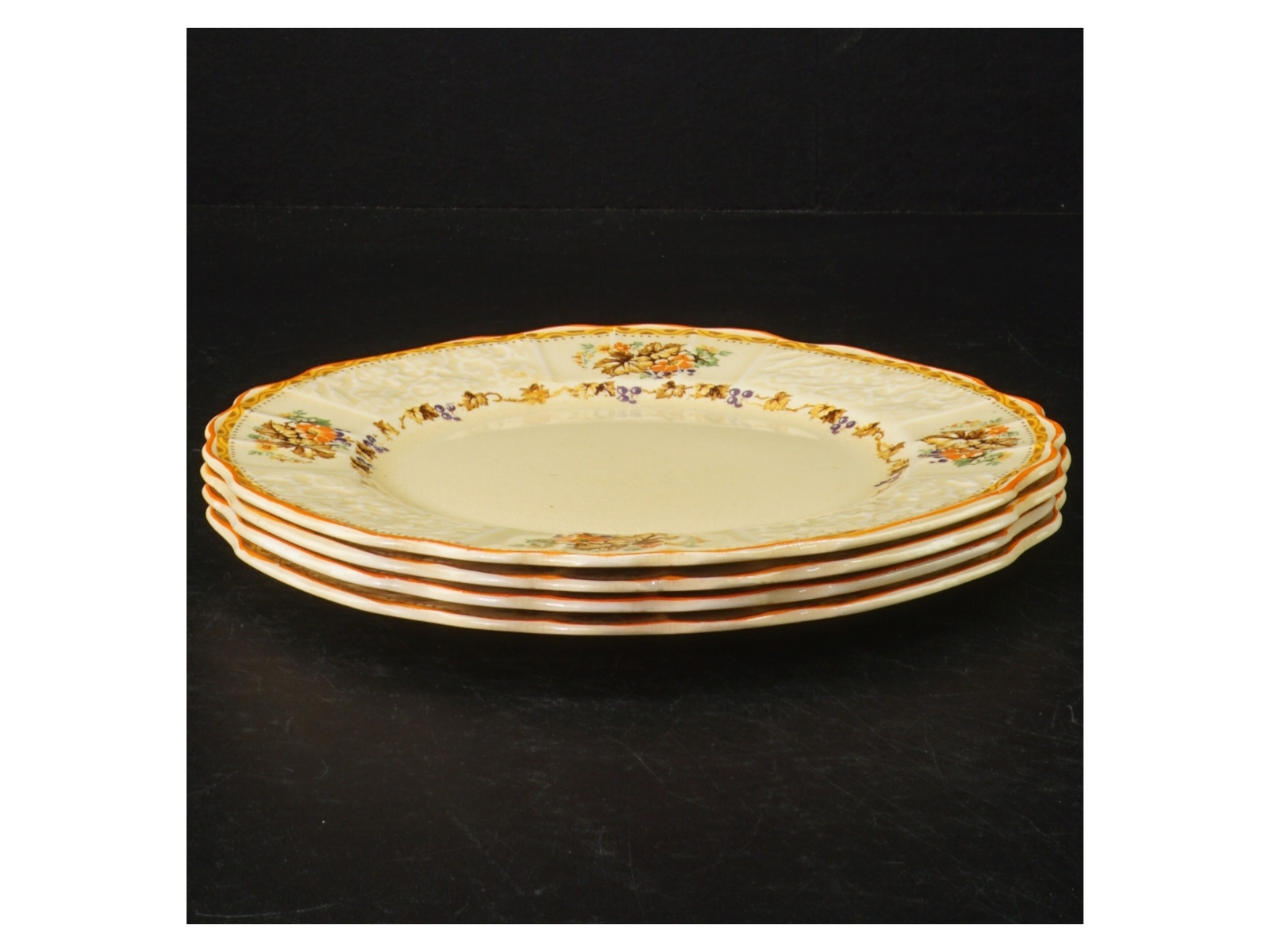 Vintage porcelænstallerkener (str. Ø. 17 cm)