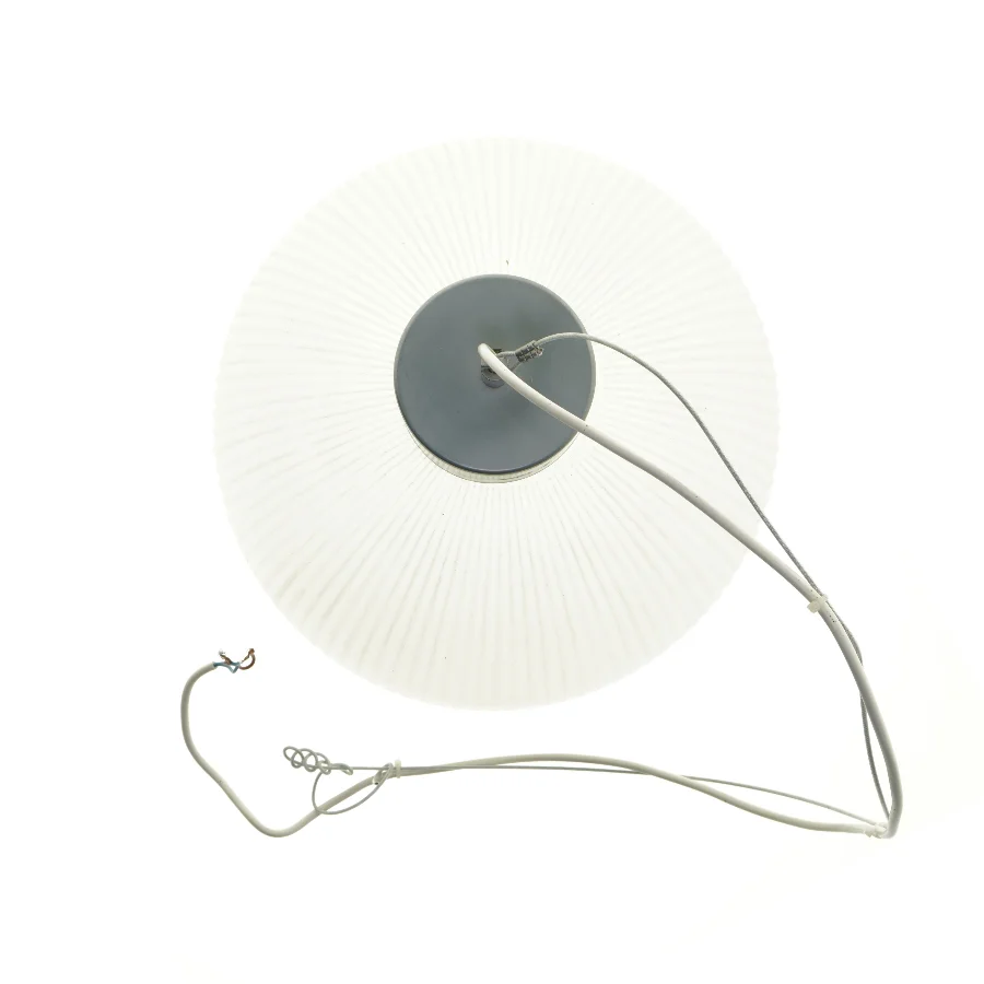 Hvid pendellampe (str. 34 cm)