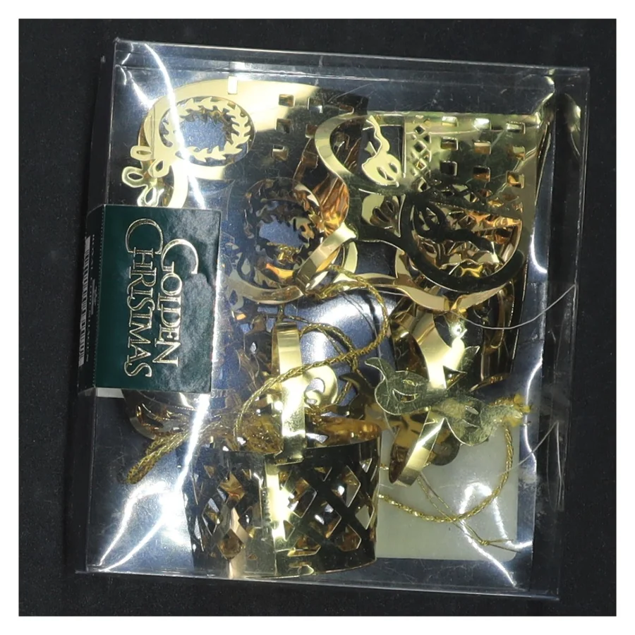 Julepynt i guld fra Royal Copenhagen