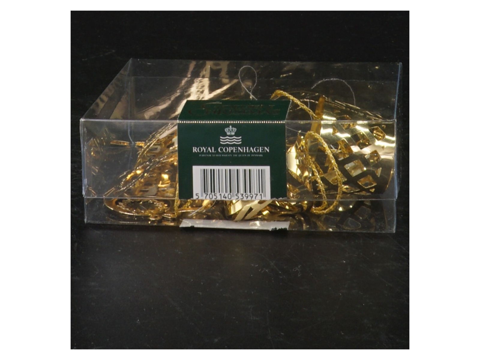 Julepynt i guld fra Royal Copenhagen