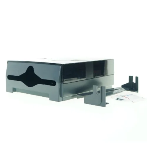 Dispenser folded hand towel mega mini 9 2 1 0 0 black fra Celtex (str. 36 x 28 x 12 cm)