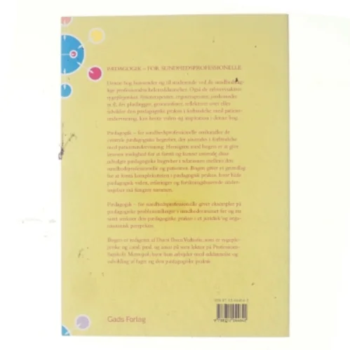 Pædagogik : for sundhedsprofessionelle (Bog)