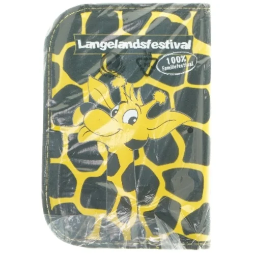 Opbevaringsmappe med girafmotiv fra Langelandsfestival (str. 19,5x13 cm)