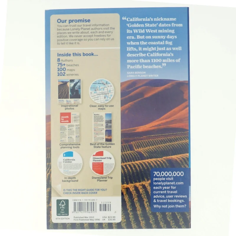 California af Lonely Planet, Sara Benson (Bog)