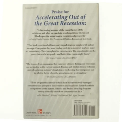 Accelerating out of the great recession : how to win in a slow-growth economy af David Rhodes (Bog)