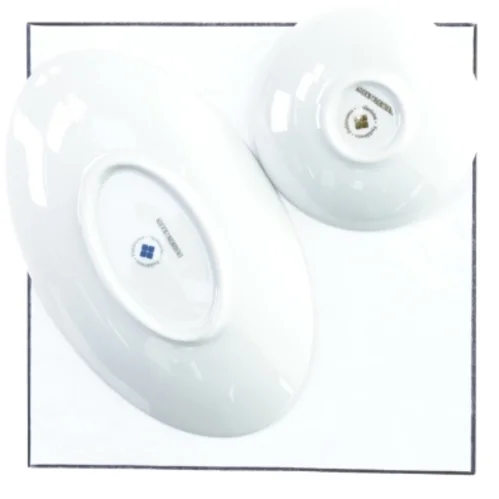 Dyrberg Kern Firkløveren fad og tallerken (str. 20 x 12 cm 11 cm)