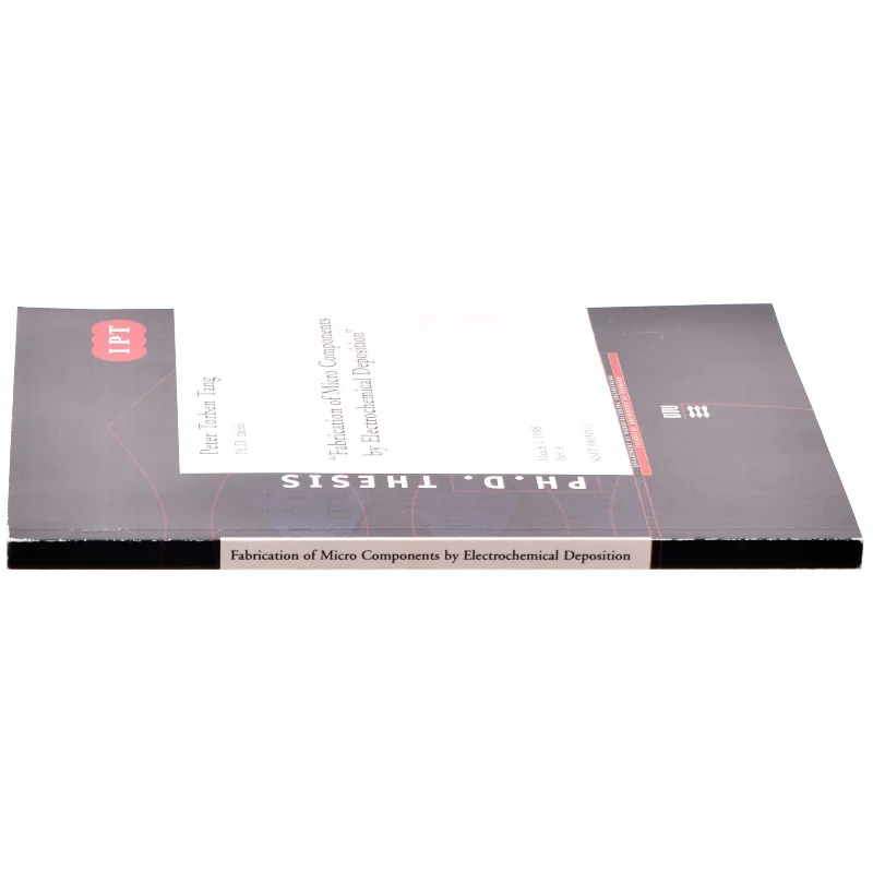 Fabrication of micro components by electrochemical deposition af Peter Torben Tang