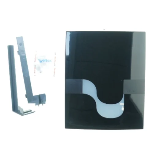 Dispenser folded hand towel mega mini 9 2 1 0 0 black fra Celtex (str. 36 x 28 x 12 cm)