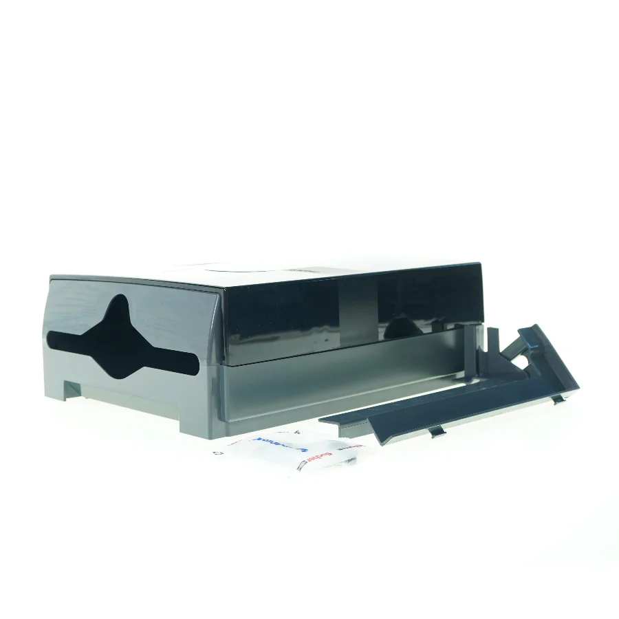 Dispenser folded hand towel mega mini 9 2 1 0 0 black fra Celtex (str. 36 x 28 x 12 cm)