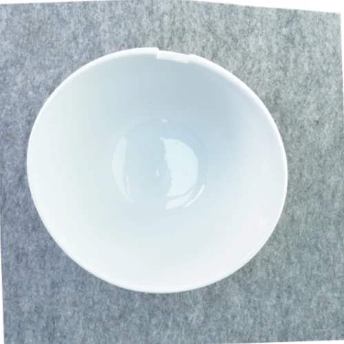 Stor hvid salatskål (str. 25 cm)