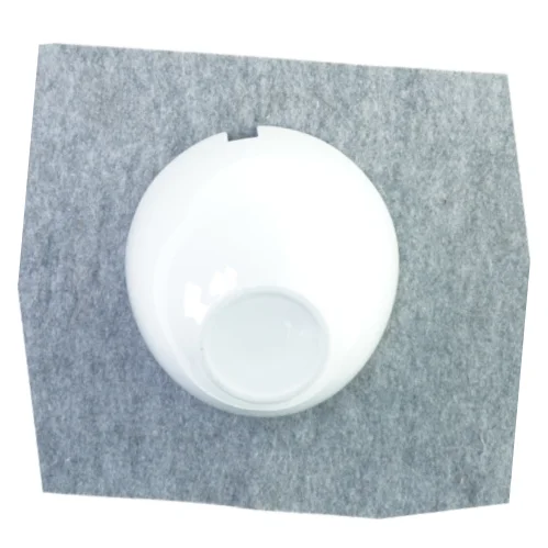 Stor hvid salatskål (str. 25 cm)