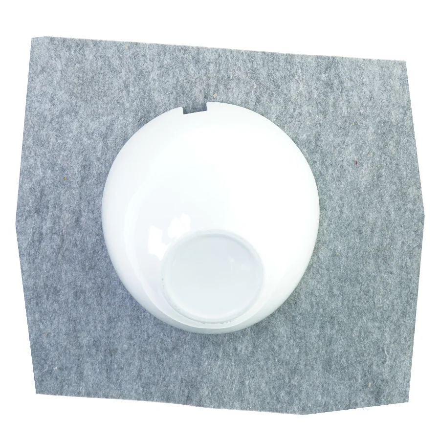 Stor hvid salatskål (str. 25 cm)