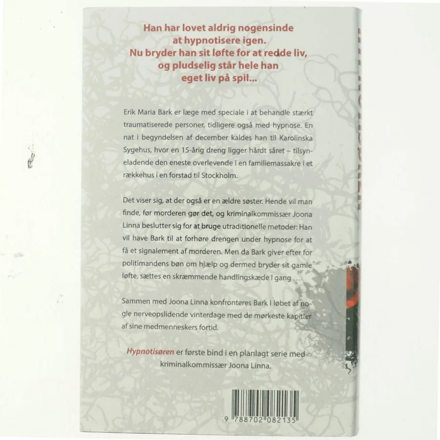 Hypnotisøren af Lars Kepler (Bog)