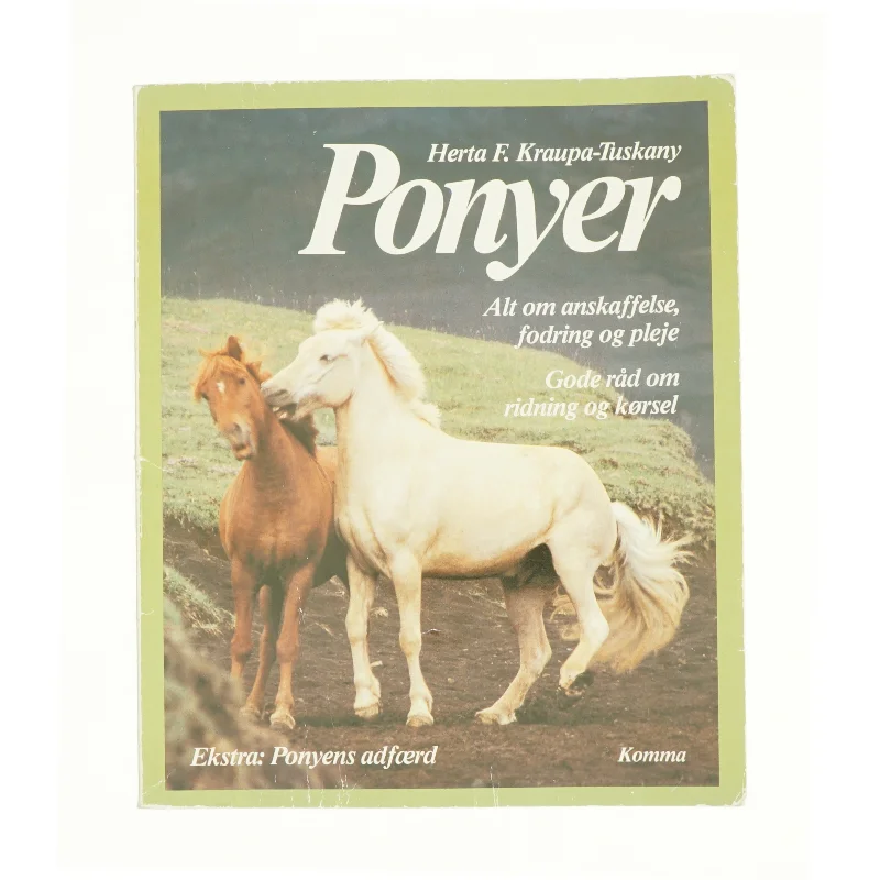 Ponyer af Herta F. Kraupa-Tuskany fra Bog