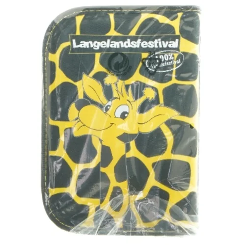 Opbevaringspung med giraffmotiv fra Langelandsfestival (str. 19,5x13 cm)