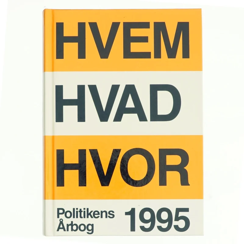 Hvem Hvad Hvor 1995 fra Politikens Forlag