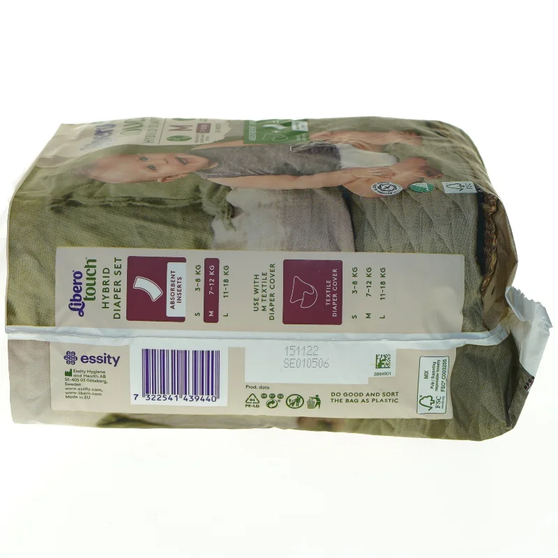 Libero Touch Hybrid Bleindsatser fra Libero (str. 7-12 kg)