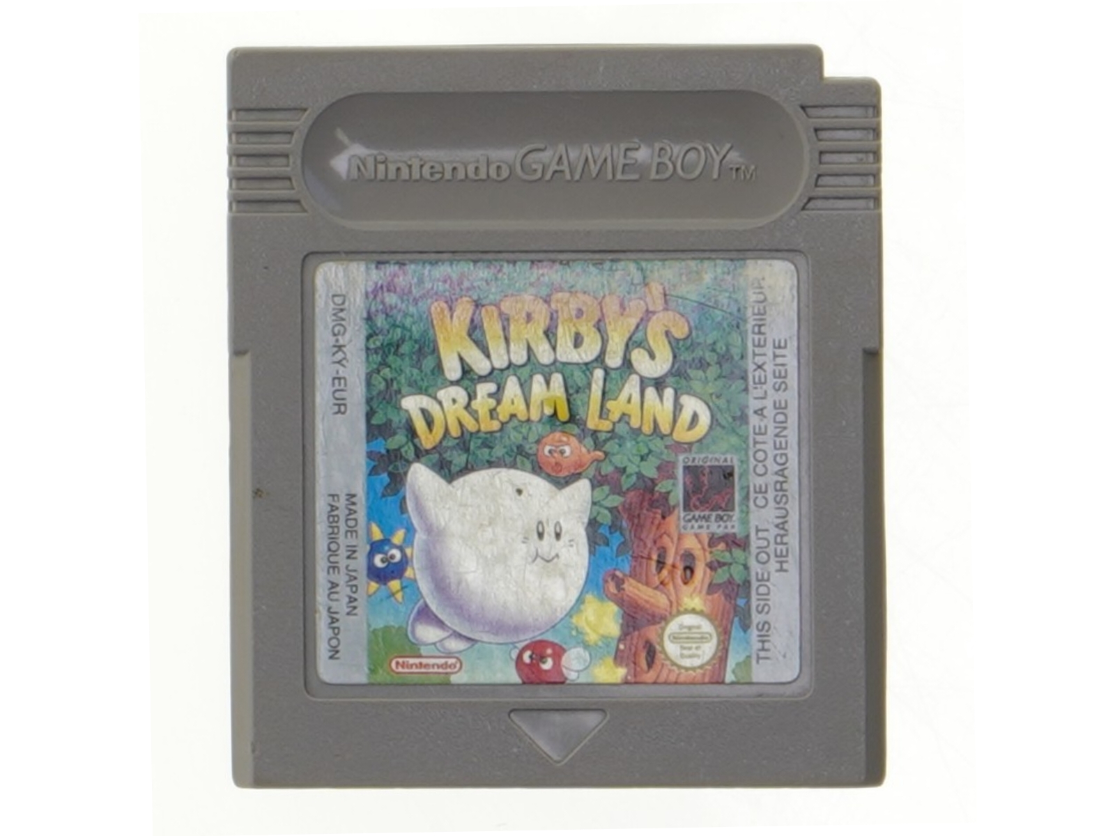 Kirby's Dream Land spil til Game Boy fra Nintendo (str. 6 cm)