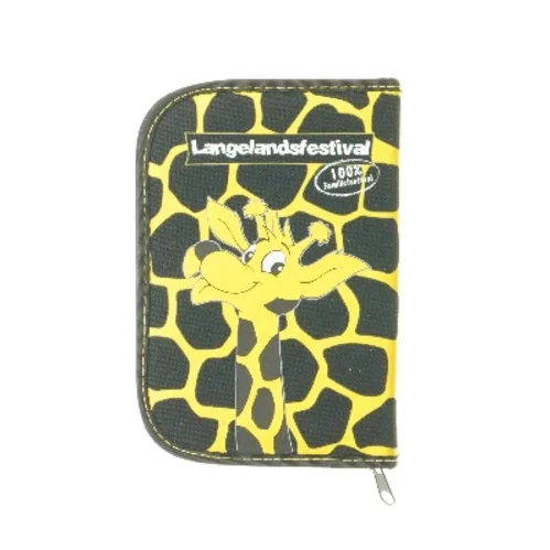 Langelandsfestival pung med giraffmotiv fra Langelandsfestival (str. 19x13x2,5 cm)
