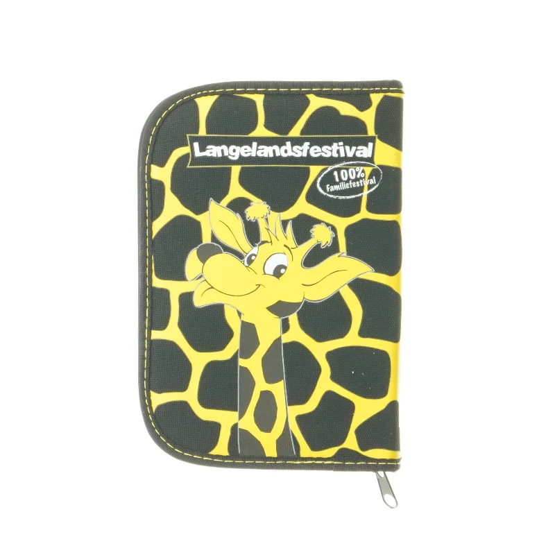 Langelandsfestival pung med giraffmotiv fra Langelandsfestival (str. 19x13x2,5 cm)