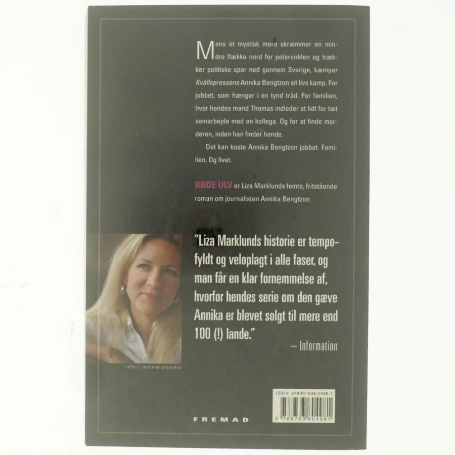 Røde Ulv af Liza Marklund (Bog)