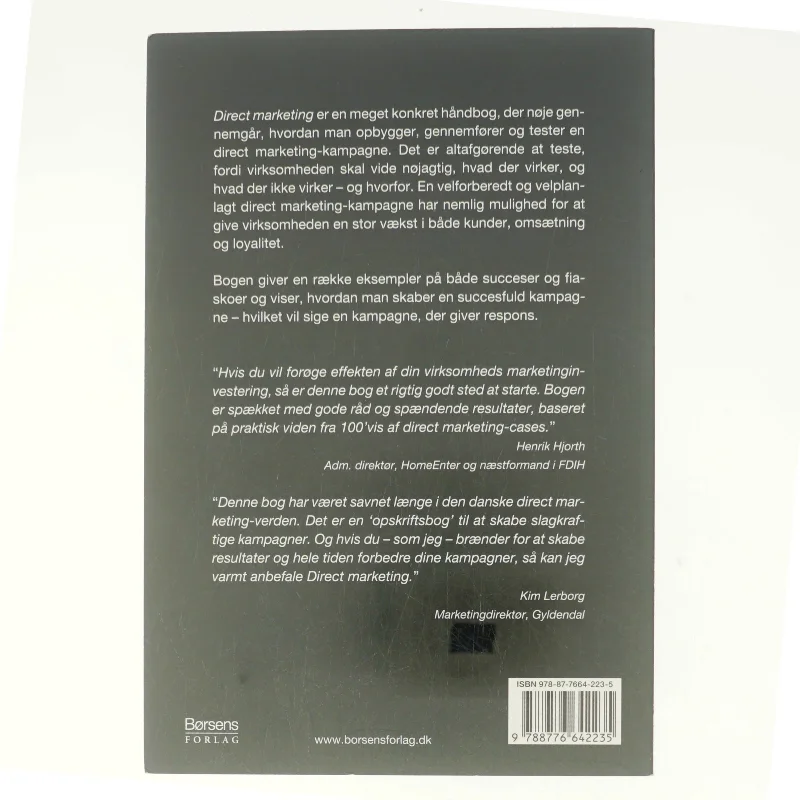 Direct marketing af T. Rosted Christensen, Tomas Gorrissen (Bog)