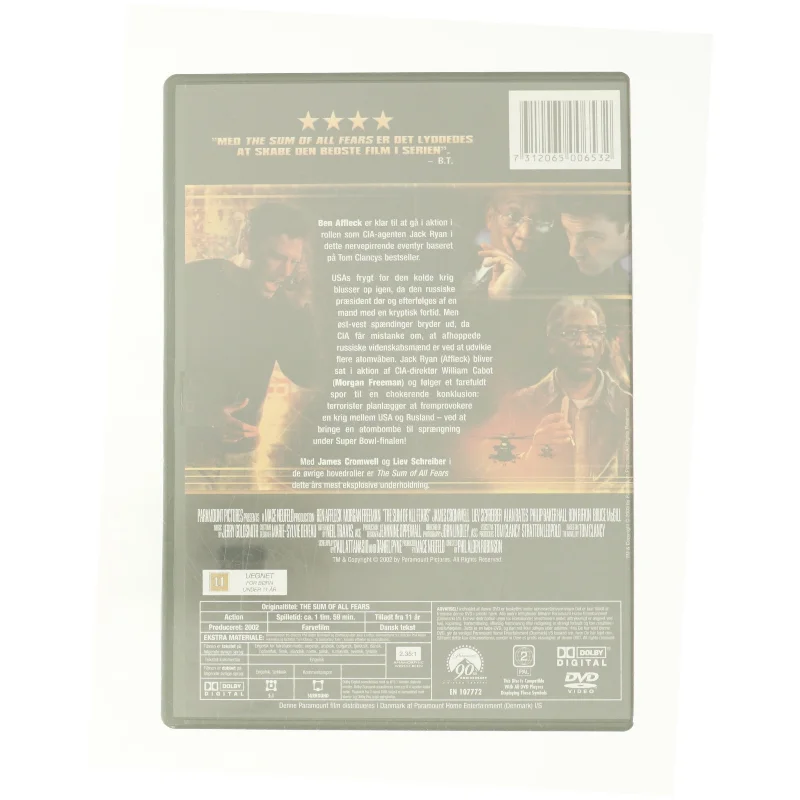 Sum Of All Fears, The 