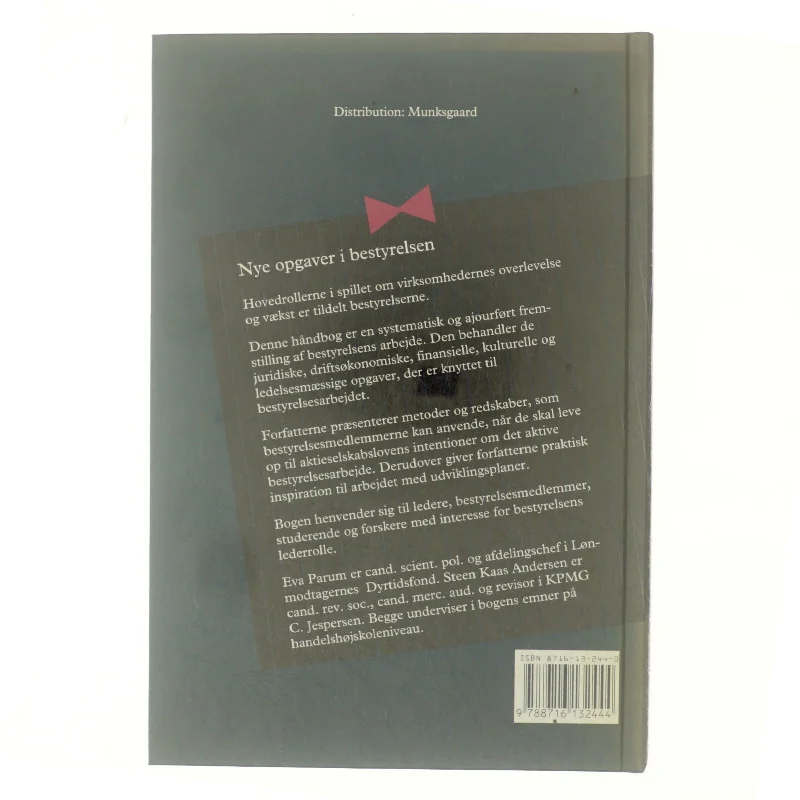 Nye opgaver i bestyrelsen : en håndbog (Bog)