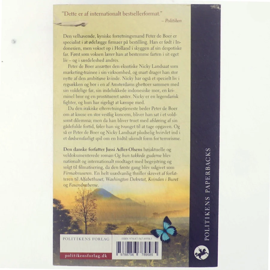 Og hun takkede guderne af Jussi Adler-Olsen (Bog)