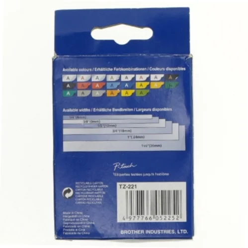 Dymo label Laminated fra Brother (str. 12 x 7 cm)