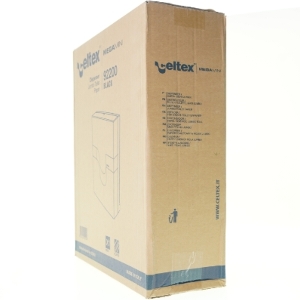 Dispenser jumbo toilet paper mega mini 9 2 2 0 0 black fra Celtex (str. Niogtredve x 33 x 13)