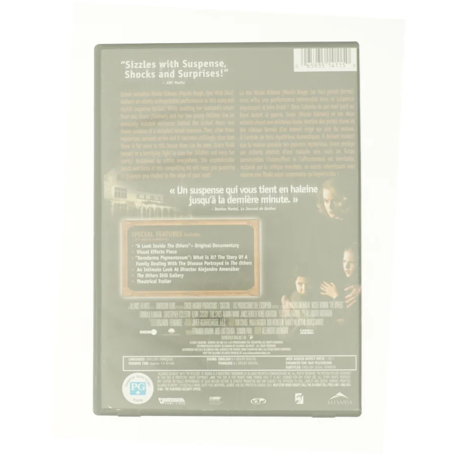 The Others (Two-Disc Collector's Edition) (2003) Nicole Kidman fra DVD