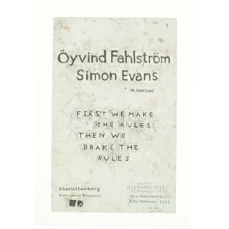 Kirsten Klein: Kalejdoskop. Charlottenborgs Udstillingsbygning 1.august - 23.august 1992 (Bog)