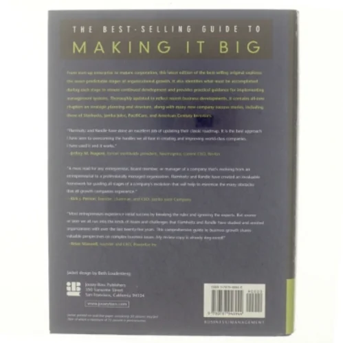 Growing pains : Transitioning from an entrepreneurship to a professionally managed firm (Bog)