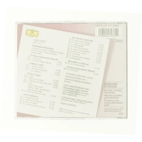 Carmina Burana (CD) fra DVD