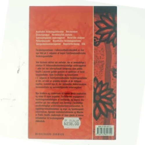 Forskningsmetoder i folkesundhedsvidenskab (Bog)