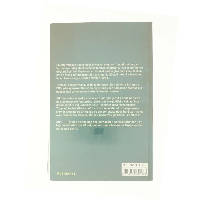 Sort hvid af Liza Marklund (Bog)