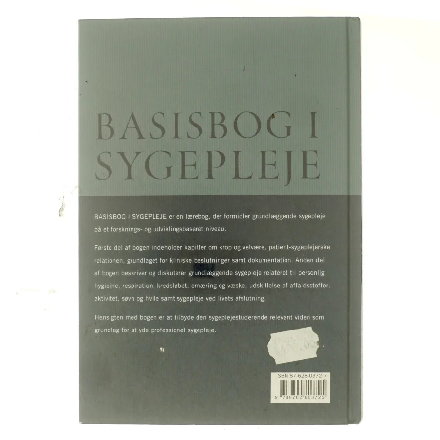 Basisbog i sygepleje - krop og velvære (Bog)