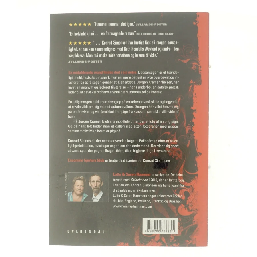 Ensomme hjerters klub : kriminalroman af Lotte Hammer (Bog)