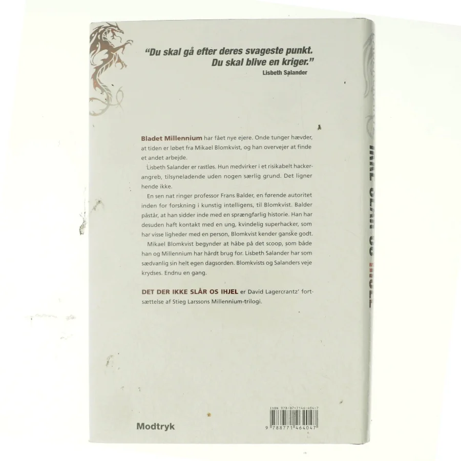 Det der ikke slår os ihjel af David Lagercrantz (Bog)