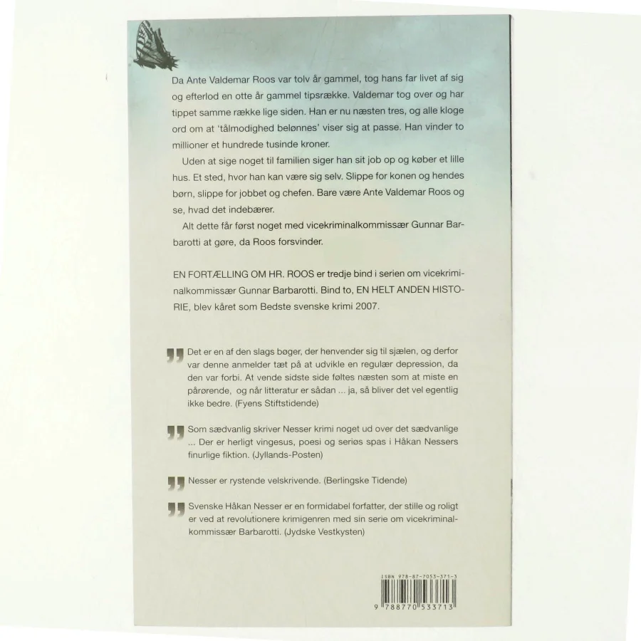 En fortælling om hr. Roos af Håkan Nesser (Bog)